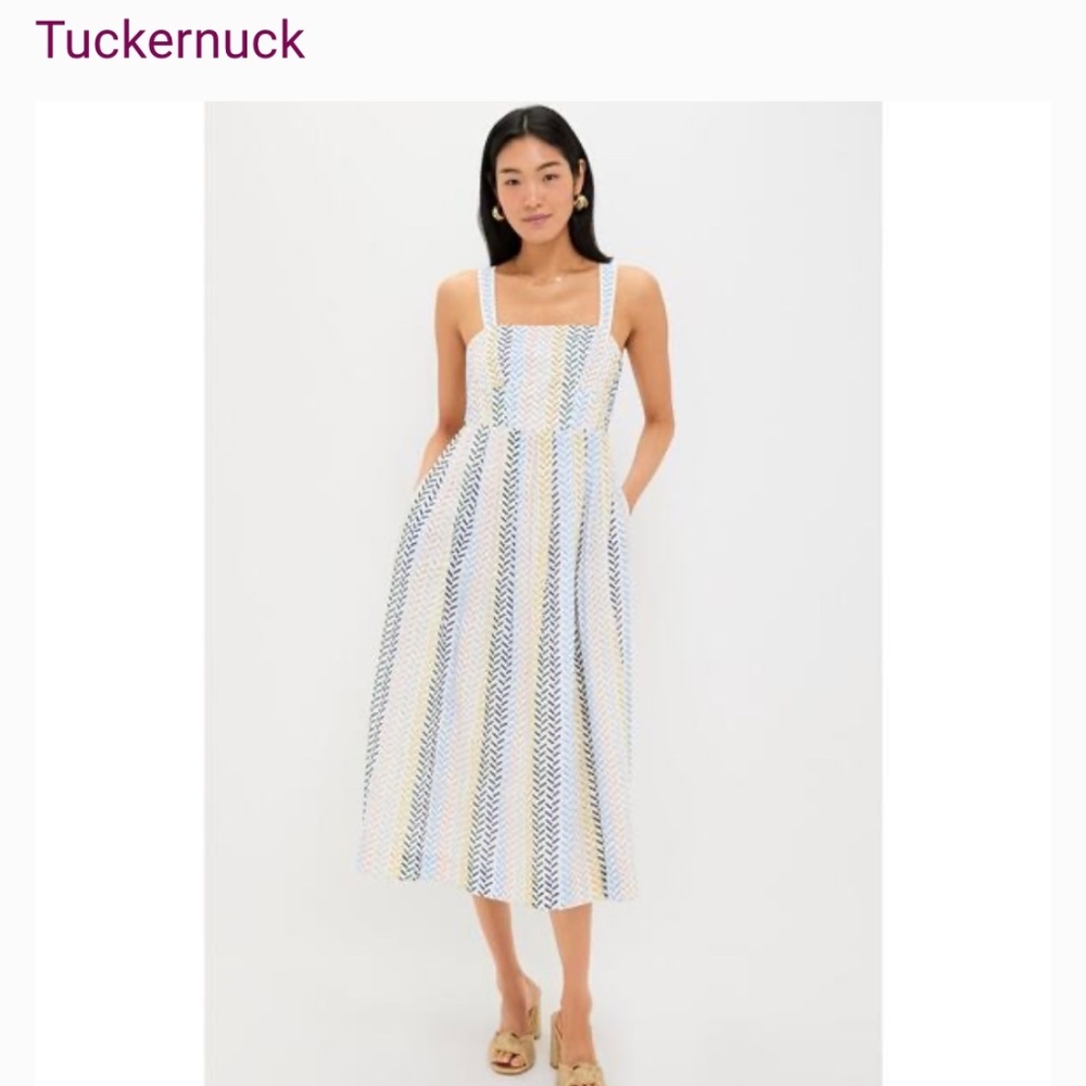 Tuckernuck Embroidered Lorenza Dress NWT